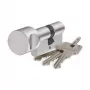 ABUS Doppelzylinder 45x55mm matt nickel lang 3 Schlüssel