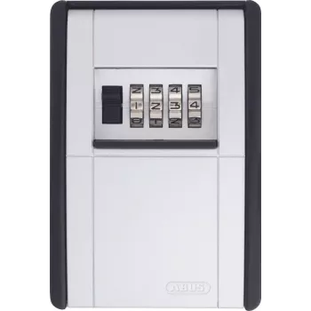 ABUS KeyGarage 787 Schlüsseltresor – Schwarz/Silber – Metall – 4-stellige Kombination – 80 x 45 x 120 mm