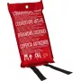 ABUS LD1118 Löschdecke 100 x 100 cm Glasfaser Rot DIN EN 1869:2001 86672