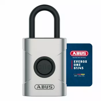 ABUS Security-Center ABEO10000 Bluetooth-Vorhängeschloss, Silber