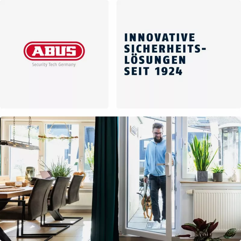 ABUS Security-Center ABEO10010 Bluetooth-Vorhängeschloss, Silber