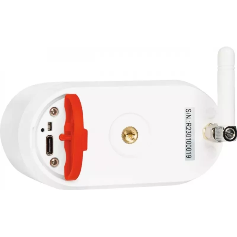 ABUS Security-Center PPIC91520 Zusatz-Funk-Akku-Überwachungskamera für ABUS Battery Camera Pro – Full HD 1080p, IP65, Weiß