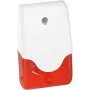 ABUS Security-Center SG1681 Mini-Sirene mit Blitzlicht, Rot, 12 V DC, 105 dB, IP44, kabelgebunden, Innen-/überdachter Außenbereich