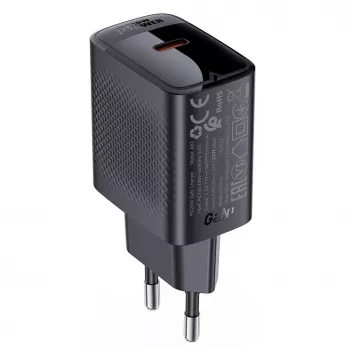 ACEFAST A82 GaN USB-C PD 20W Wall Charger - Black