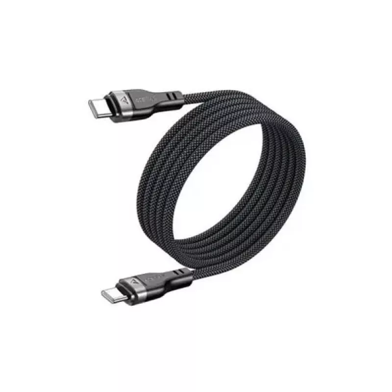 Acefast C11-03 3in1 USB-C auf USB-C Kabel 100W 480Mbps 1,2m Schwarz