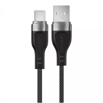ACEFAST C11-04 USB-A auf USB-C 3A Magnetisches Geflochtenes Kabel 1,2m Schwarz