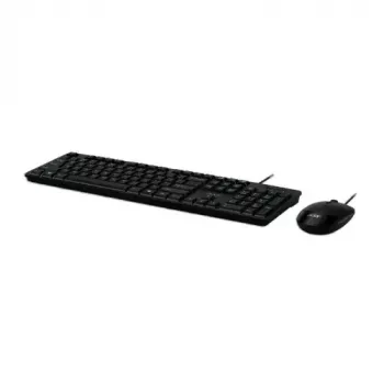 Acer AAK400 Kabelgebundenes Tastatur- und Maus-Set - US-Layout - Schwarz - Retail Pack