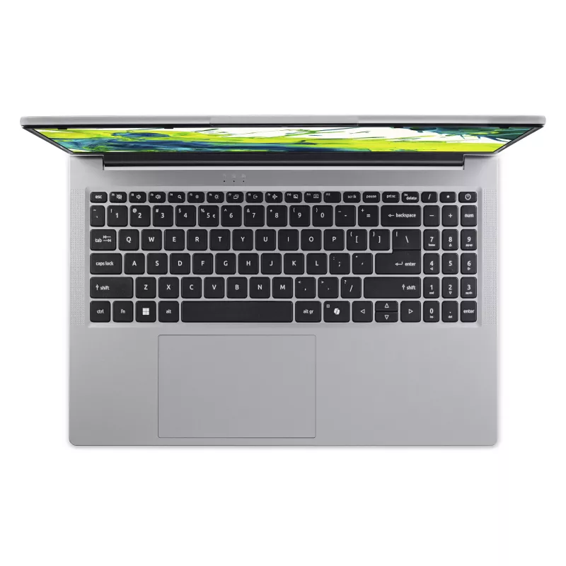 Acer Aspire Lite 15 AL15-54P-55WH Laptop, 15,6 inch Full HD, Intel Core Ultra 5 115U, 16 GB LPDDR5X, 512 GB SSD, Intel UHD Graphics, Windows 11 Home, US International Tastatur, Hell-Silber, 24 Monate Garantie