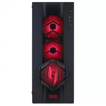 Acer Nitro 70 N70X3D-100 Gaming-Desktop-PC, AMD Ryzen 7 9800X3D, 32GB DDR5, 2TB NVMe SSD, NVIDIA GeForce RTX 5080, Windows 11 Home, Schwarz
