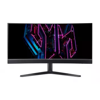 Acer Predator X34QXC Ergo OLED 86 cm 34 Zoll Curved 1800R WQHD ZeroFrame OLED 360 Hz 21:9 0,03 ms (GTG) 1300 Nits 2x HDMI 2.1 2x DP 1x USB-C Integrierte Lautsprecher