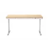 ACJ ACTIVEJET Elektrisch höhenverstellbarer Schreibtisch 120x60 ET119S Weiß/Eiche
