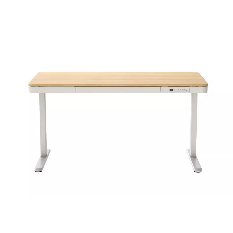 ACJ ACTIVEJET Elektrisch höhenverstellbarer Schreibtisch 120x60 ET119S Weiß/Eiche