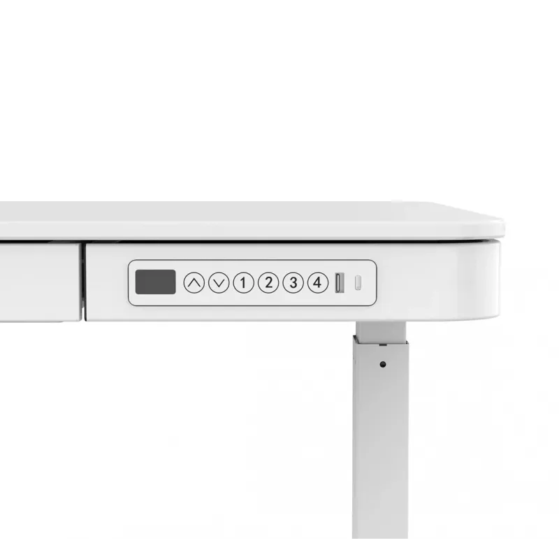 ACJ ACTIVEJET Elektrisch höhenverstellbarer Schreibtisch ET119S 120x60 cm Weiß
