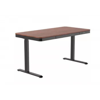 ACJ ACTIVEJET ET119S-CZ/O Elektrischer höhenverstellbarer Schreibtisch 120x60 cm Schwarz/Nussbaum