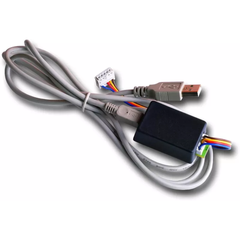 ACO CDN-USB USB-Programmierkabel für ACO CDN-Serie Gegensprechmodule, 1,8 m, Schwarz