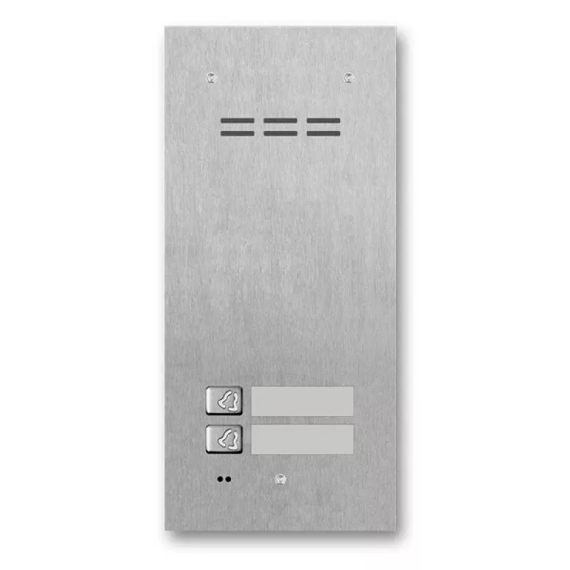 ACO FAM-P-2NPACC Unterputz-Video-Türsprechanlage für 2 Familien mit RFID-Leser