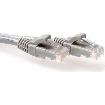 ACT 1,5 m Cat6a U/UTP Netzwerk-Patchkabel, Grau (IB1151)