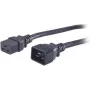 ACT Advanced Cable Technology C19 auf C20 Stromkabel 1,2m Schwarz AK5086