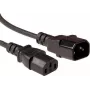 ACT AK5214 1,2m C14 auf C13 Stromkabel Schwarz
