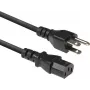 ACT AK5443 Netzkabel NEMA 5-15P auf IEC C13 1m Schwarz