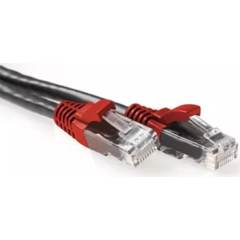 ACT Schwarz 1m U/UTP CAT6A Crossover Patchkabel mit RJ45 Steckern (IB6201)