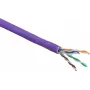ACT Cat 6 U/UTP Solid Installation Cable, LSZH, CPR Dca, 24AWG, Violett, 305m (XS6003)