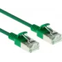 ACT Green 0,15m LSZH U/FTP CAT6A Datacenter Slimline Patchkabel Snagless mit RJ45 Steckern (DC7730)