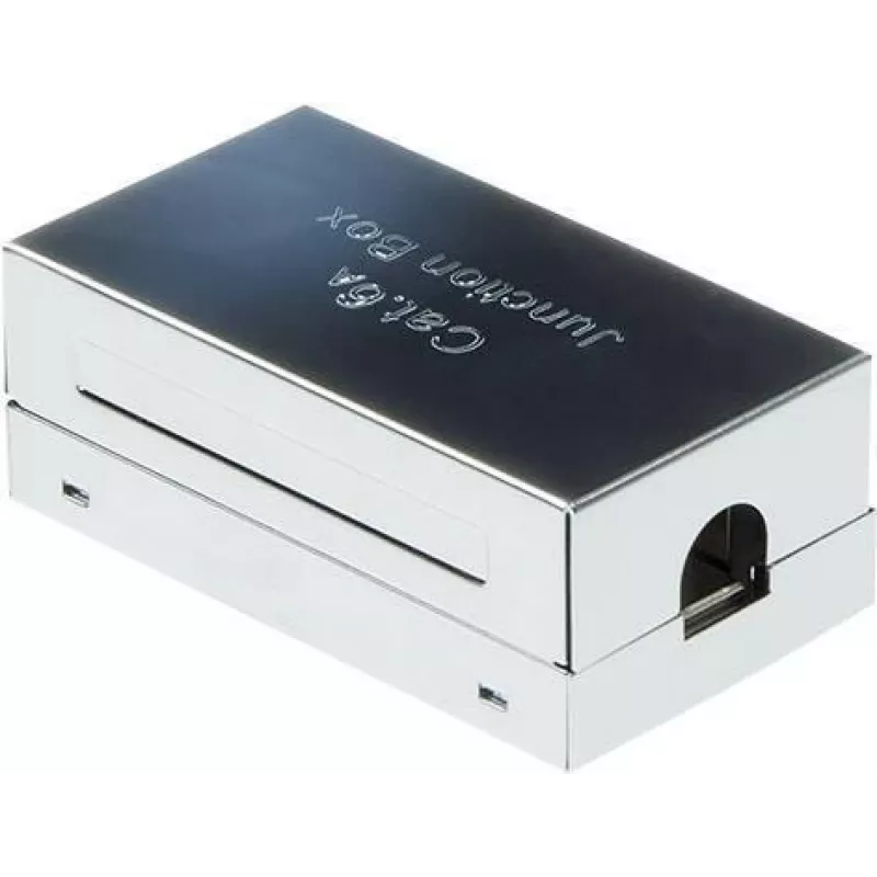 ACT SD6520 Cat6a silberne Netzwerk-Wandsteckdose, 2-Port RJ45, vollständig geschirmt, Unterputz-Montage, 10G-fähig