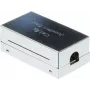 ACT SD6520 Cat6a silberne Netzwerk-Wandsteckdose, 2-Port RJ45, vollständig geschirmt, Unterputz-Montage, 10G-fähig