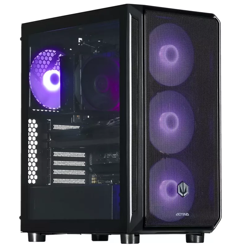 Actina PC AMD Ryzen 7 7700X 32 GB DDR5-SDRAM 2 TB SSD AMD Radeon RX 9070 Midi Tower Black