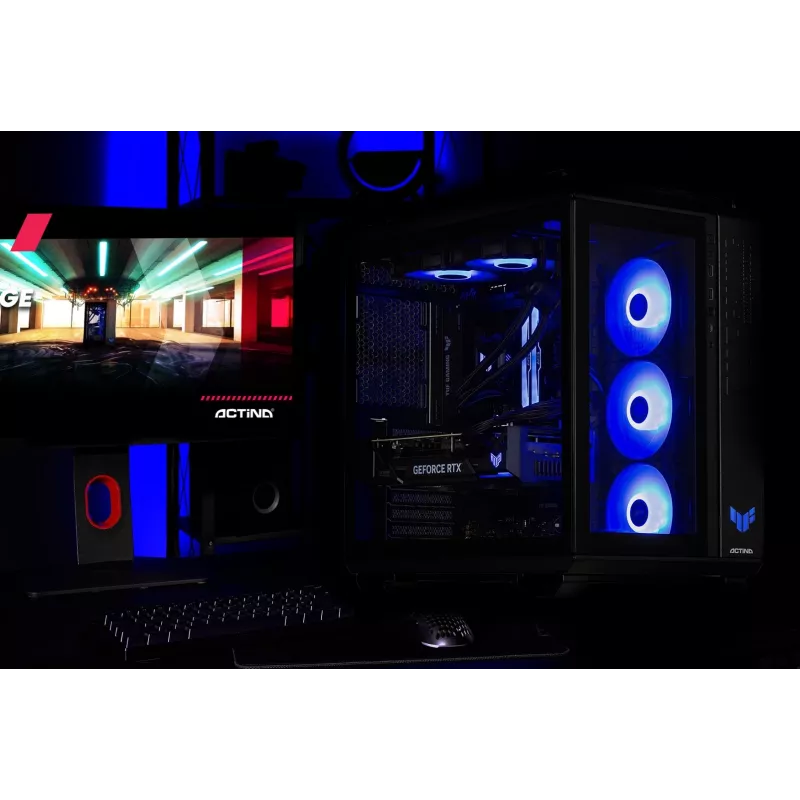 ACTINA PC AMD Ryzen 7 7800X3D 32 GB DDR5-SDRAM 2 TB SSD NVIDIA GeForce RTX 5080 Midi Tower Black