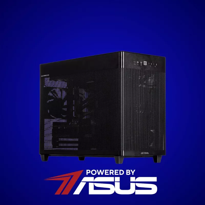 Actina PC AMD Ryzen 7 8700F 32 GB DDR5-SDRAM 1 TB SSD AMD Radeon RX 9060 XT Mini Tower Schwarz