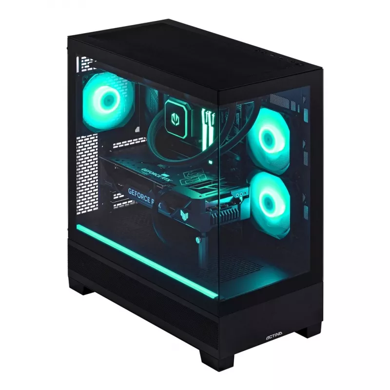 ACTINA PC AMD Ryzen 7 9800X3D 32 GB DDR5-SDRAM 2 TB SSD NVIDIA GeForce RTX 5080 Midi Tower Black