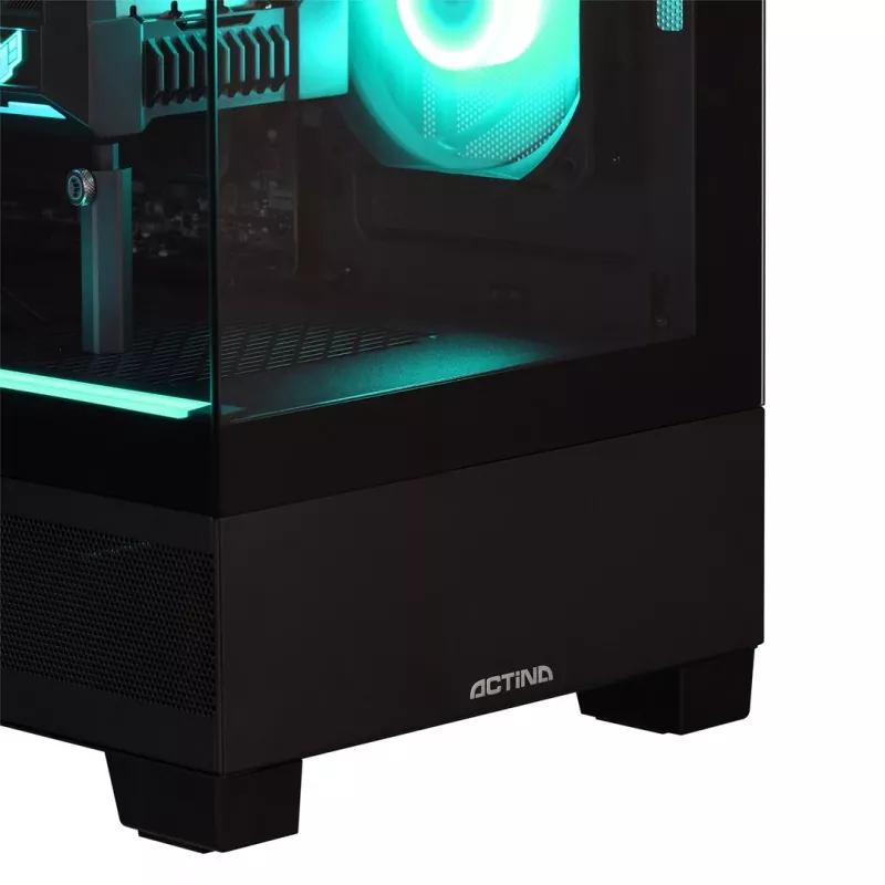 ACTINA PC AMD Ryzen 9 9900X3D 64 GB DDR5-SDRAM 2 TB SSD NVIDIA GeForce RTX 5090 Windows 11 Home Midi Tower Schwarz