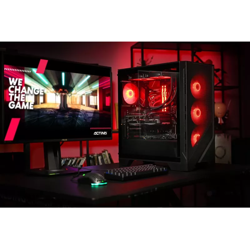 ACTINA PC Intel Core Ultra 7 265KF 32 GB DDR5-SDRAM 2 TB SSD NVIDIA GeForce RTX 5070 Midi Tower Schwarz