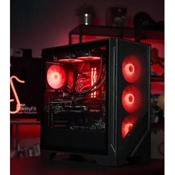 Actina PC Intel Core Ultra 7 265KF 32 GB DDR5-SDRAM 2 TB SSD NVIDIA GeForce RTX 5080 Windows 11 Home Midi Tower Black