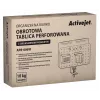 Activejet APB-006W Rotierender Steckbrett-Schreibtischorganisator, Grau & Weiß