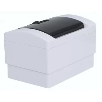 ADELID RM-NT-02T Aufputz-Verteilerkasten, 2 Module, IP40, transparente Tür