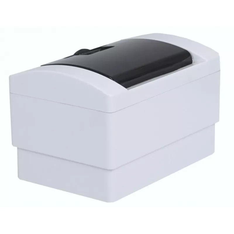 ADELID RM-NT-02T Aufputz-Verteilerkasten, 2 Module, IP40, transparente Tür