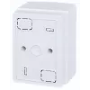 ADELID RM-NT-02T Aufputz-Verteilerkasten, 2 Module, IP40, transparente Tür
