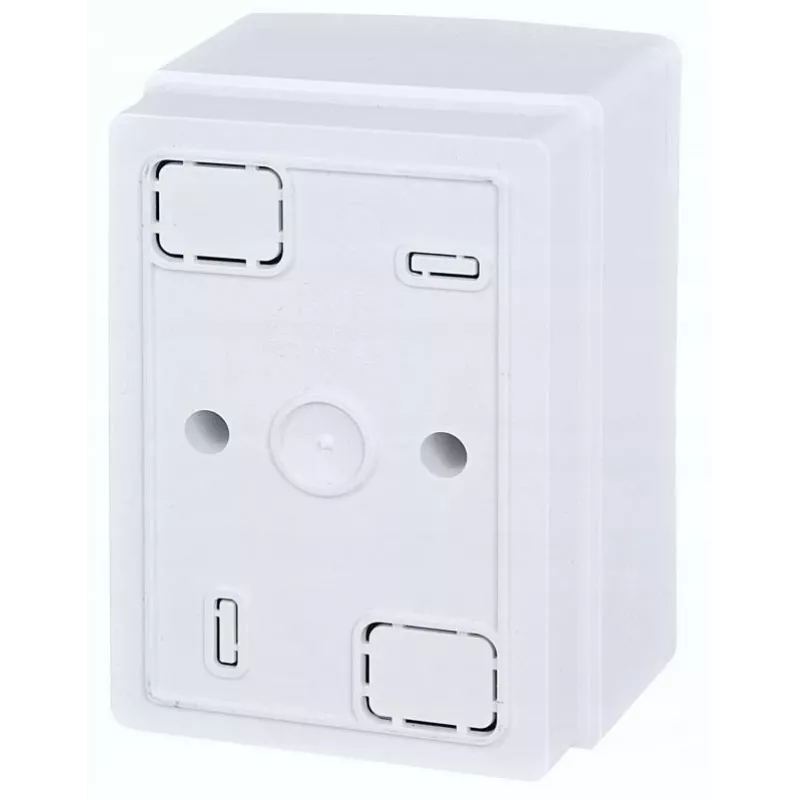 ADELID RM-NT-02T Aufputz-Verteilerkasten, 2 Module, IP40, transparente Tür