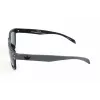 Adidas AOR005-TFS009 Herren Rechteck-Sonnenbrille - Schwarzer Acetatrahmen, graue Polycarbonat-Gläser, 54/21/140 mm