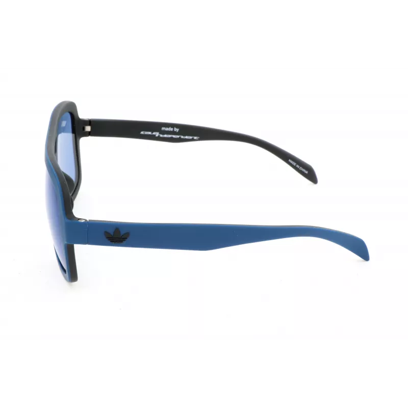 Adidas AOR011-021009 Herren Sport-Rechteck-Sonnenbrille 54/19/140 mm Schwarzer Rahmen Graue Tönung UV400