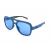 Adidas AOR011-021009 Herren Sport-Rechteck-Sonnenbrille 54/19/140 mm Schwarzer Rahmen Graue Tönung UV400