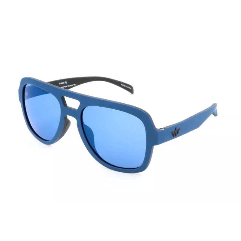 Adidas AOR011-021009 Herren Sport-Rechteck-Sonnenbrille 54/19/140 mm Schwarzer Rahmen Graue Tönung UV400