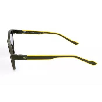 ADIDAS AOR030-030000 Herren Rechteck-Sonnenbrille - Schwarzer Rahmen, Graue Gläser, 52/19/145 mm