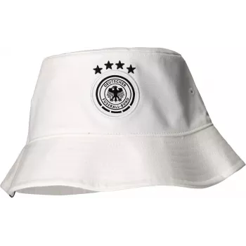 adidas DFB Fischerhut Weiß Deutschland Nationalmannschaft Baumwolle Besticktes Wappen KV5940