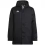 adidas Entrada 22 Stadium Kinderjacke Schwarz H57569