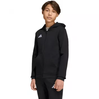 adidas Entrada 26 Full Zip Hoodie Kinder Schwarz 152cm