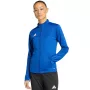 adidas Entrada 26 Damen-Trainingsjacke mit durchgehendem Reißverschluss, Blau, M